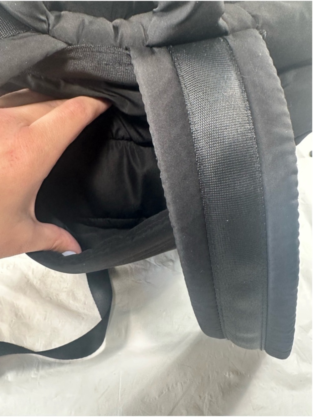 Wilo The Label Black Puffer Drawstring Backpack - Picture 8 of 16